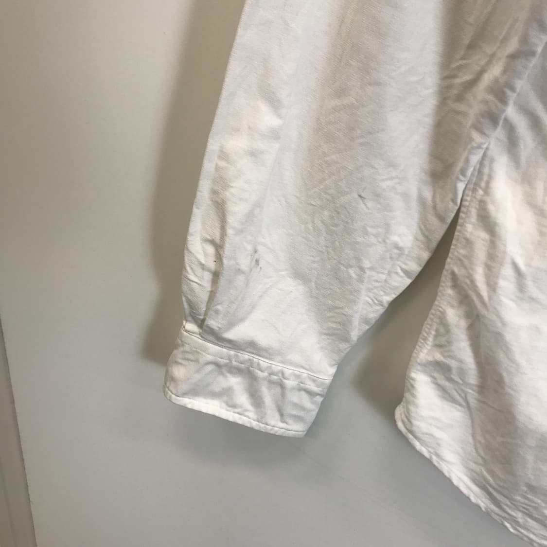 폴로 랄프로렌 클래식핏 화이트셔츠 QR정품 [M] 상품이미지5