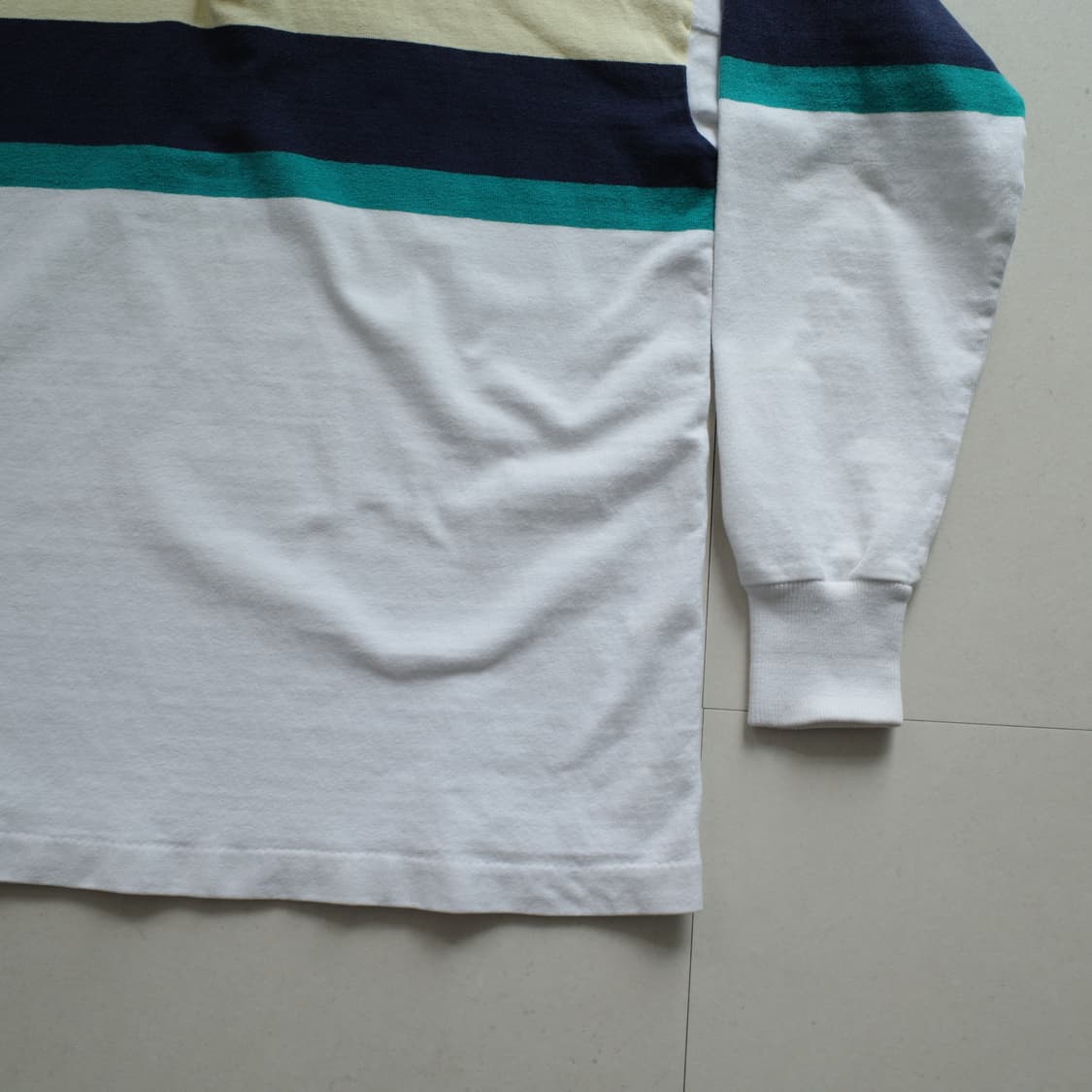 90s L.L.Bean 엘엘빈 MADE IN USA 럭비 티셔츠 (L) 상품이미지3
