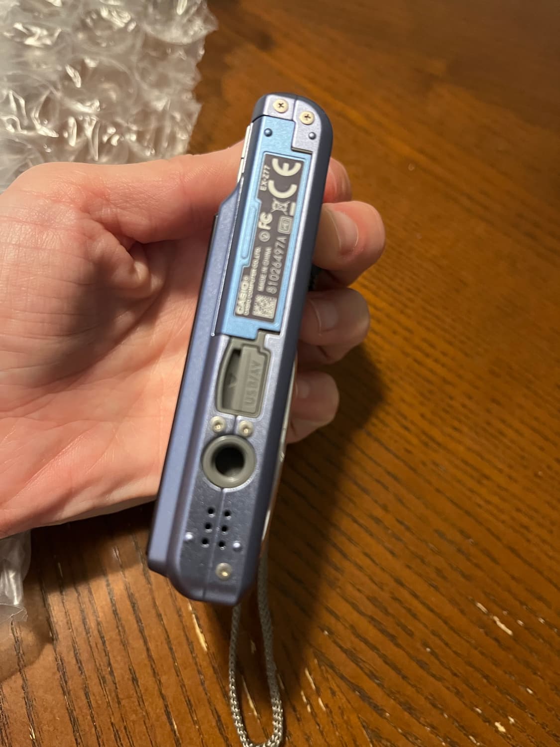 카시오 EX-Z77 디지털카메라 (베이비블루) 상품이미지2