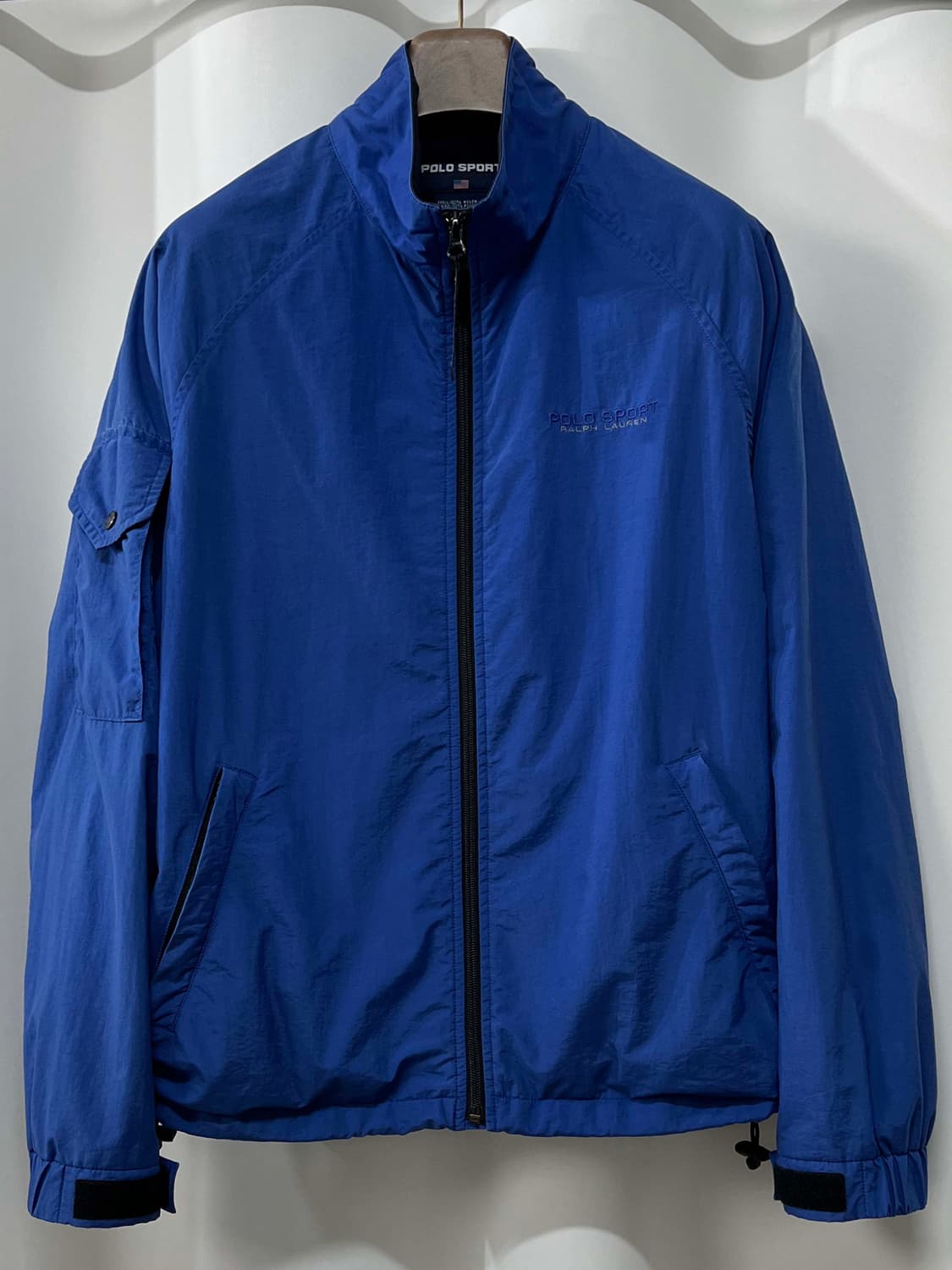 90's 폴로스포츠 로얄블루 윈드브레이커 스포츠맨 자켓 상품이미지1