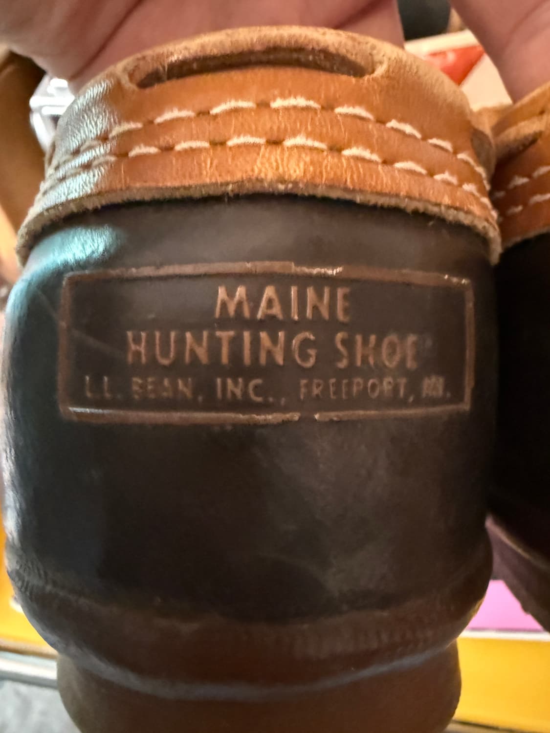 L.L.Bean Maine Hunting Shoe 덕부츠 로우컷 10M 상품이미지4