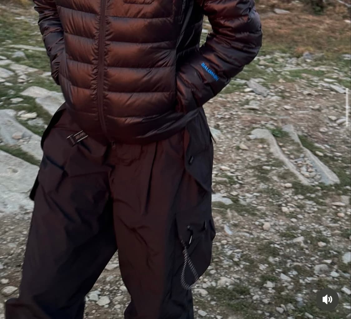 And Wander 카고팬츠 블랙 M 상품이미지1