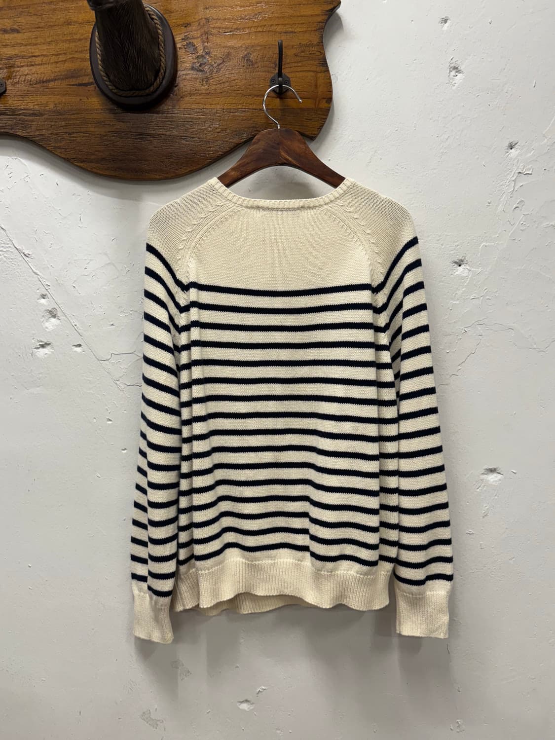 F) JOURNAL STANDARD Striped Knit Henley  상품이미지5