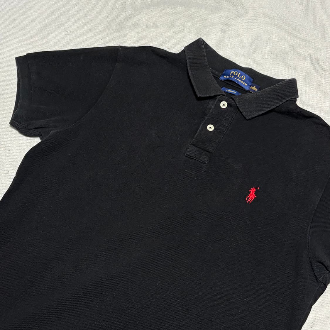 M 폴로랄프로렌 커스텀핏 카라 반팔티 상품이미지1
