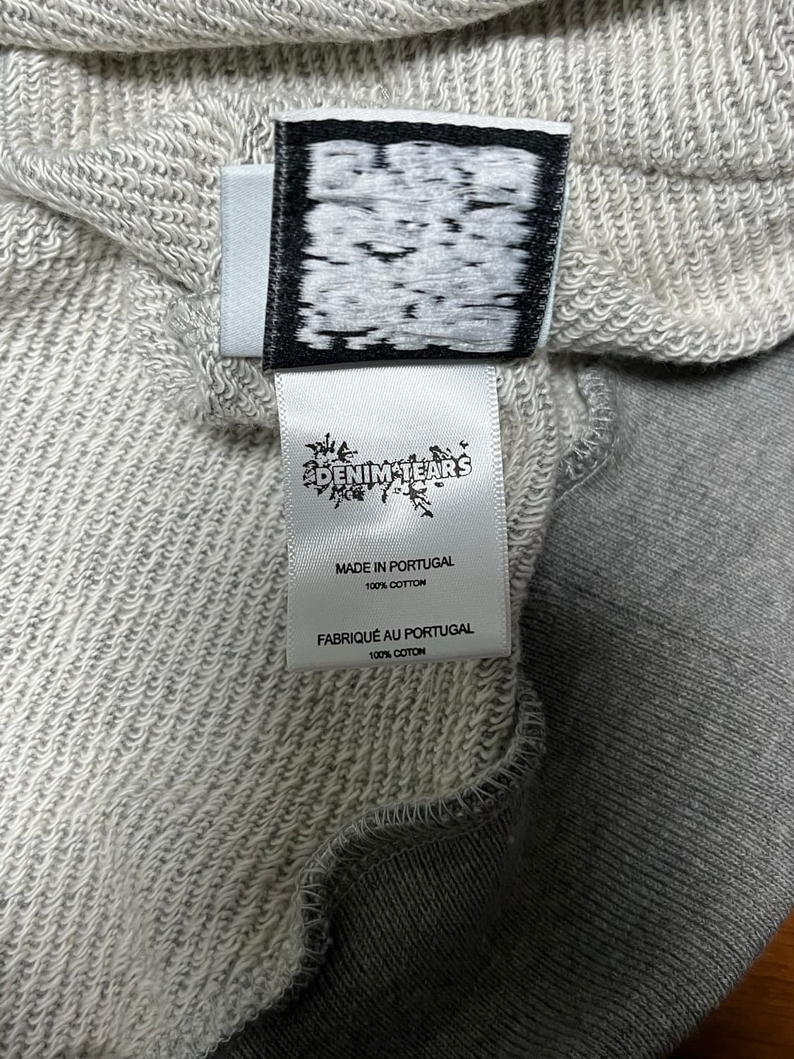 데님티어스 회색 후드티 상품이미지6