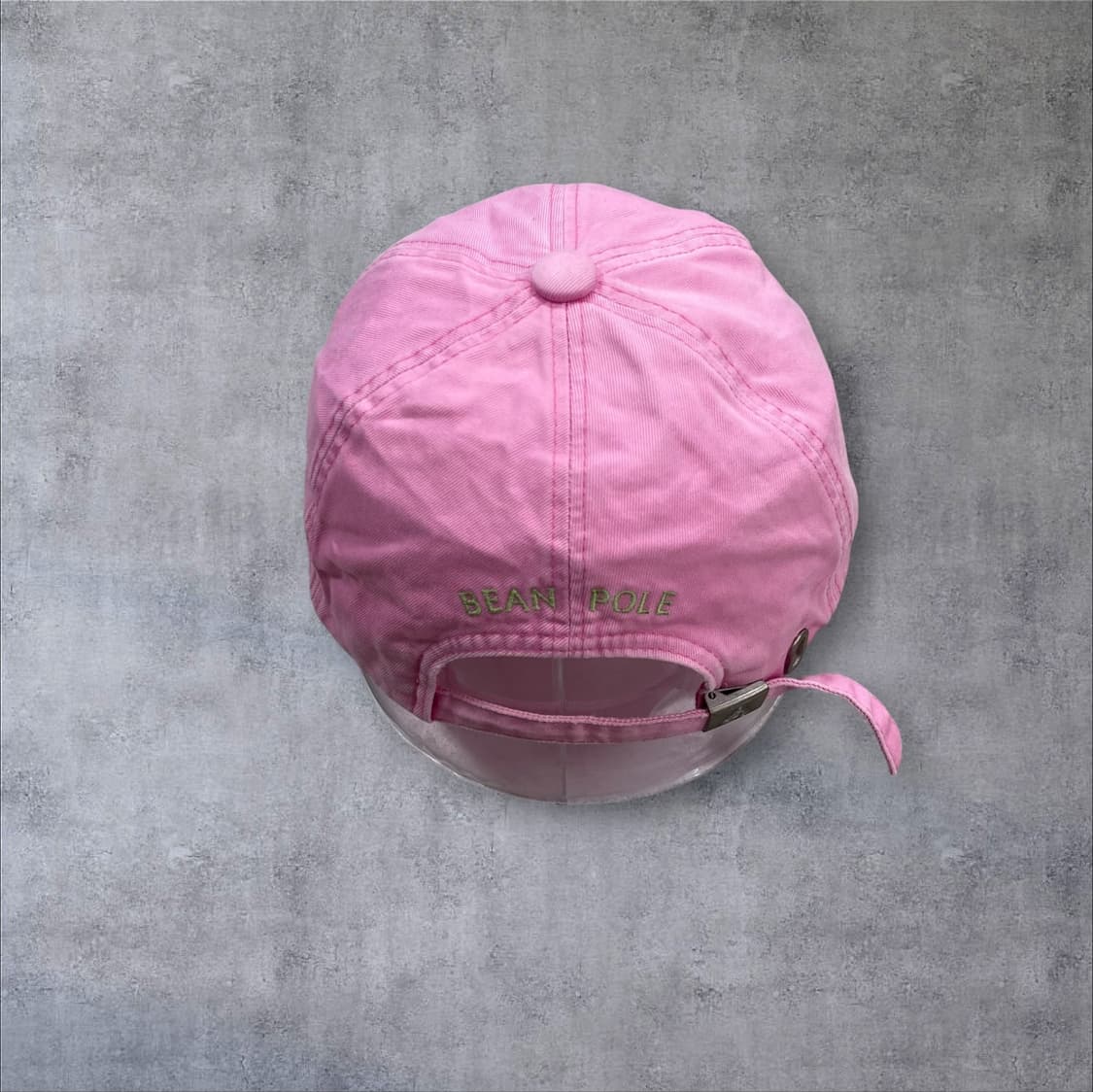 빈폴 핑크 컬러 베이직 로고 볼캡 상품이미지4