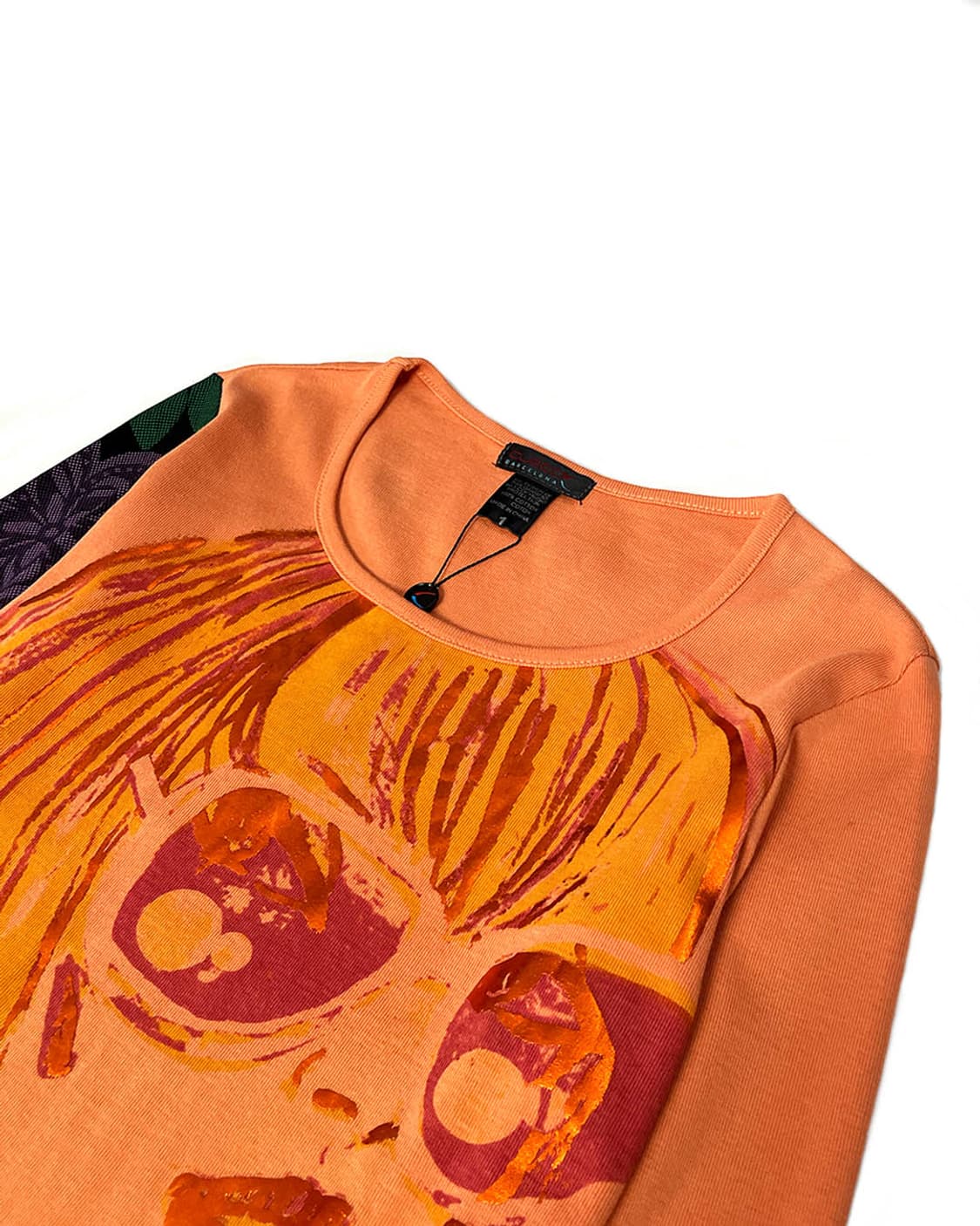 Custo Barcelona 오렌지 그래픽 티셔츠 상품이미지4