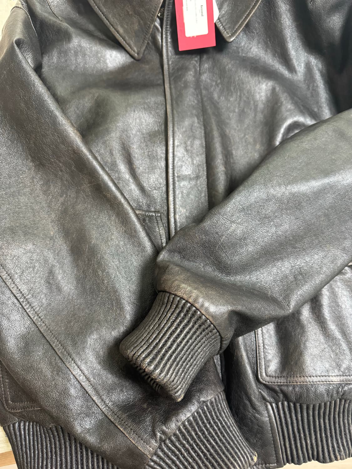 [2] 쿠스너프 kusneuf 램레더 리버서블 자켓 상품이미지4