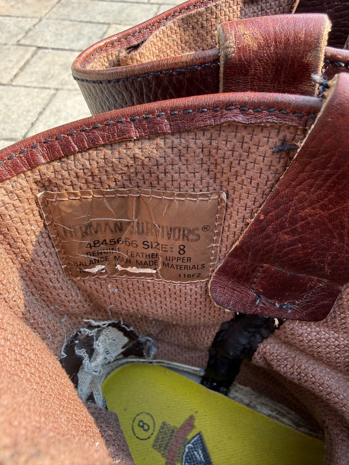 허먼 서바이벌 레더부츠 US8(260mm) 상품이미지3