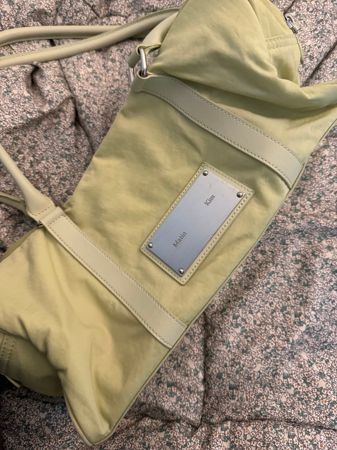 마땡킴 스포티 토트백 베이지 상품이미지2