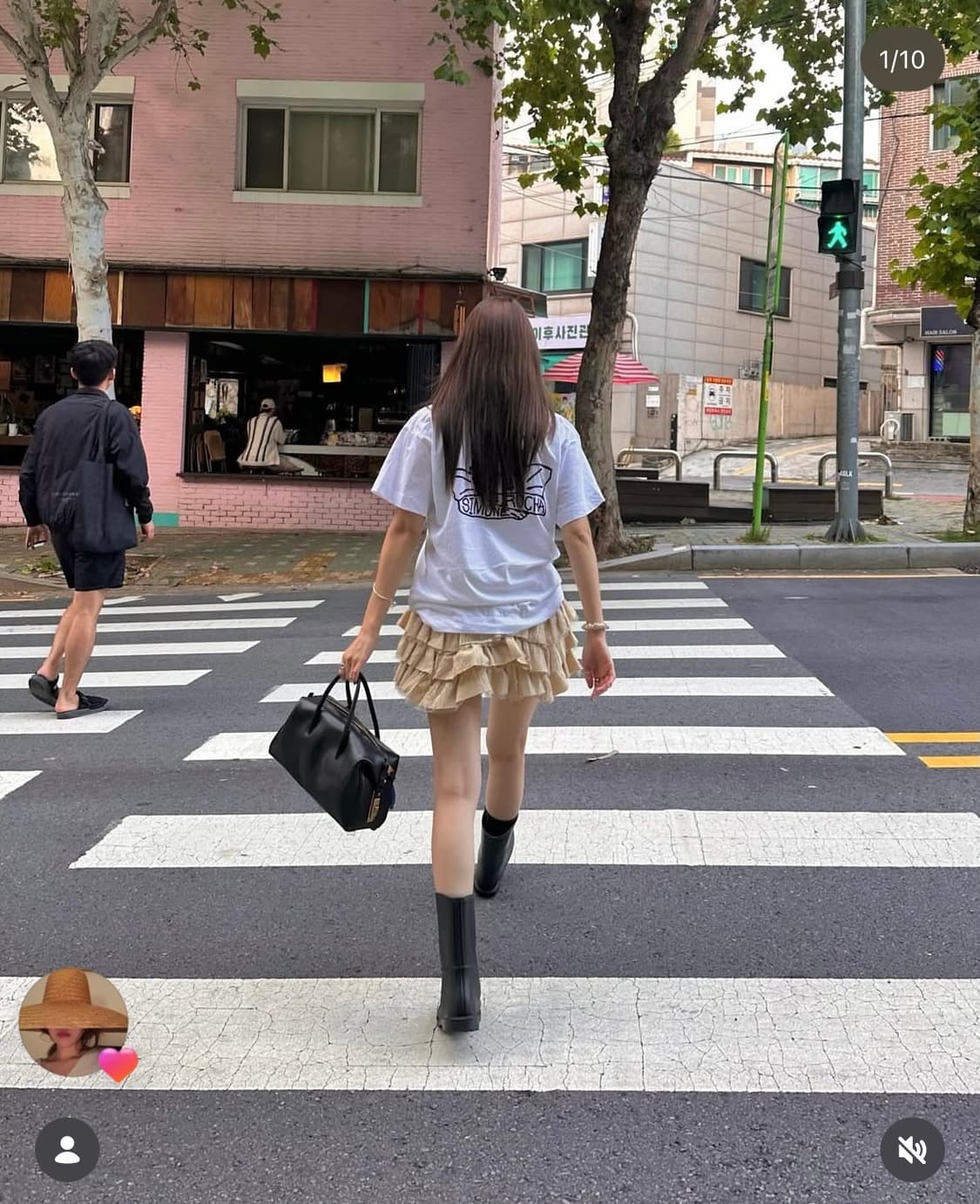 소프트서울 스커트 (유투버 잉화님 착용) 상품이미지2