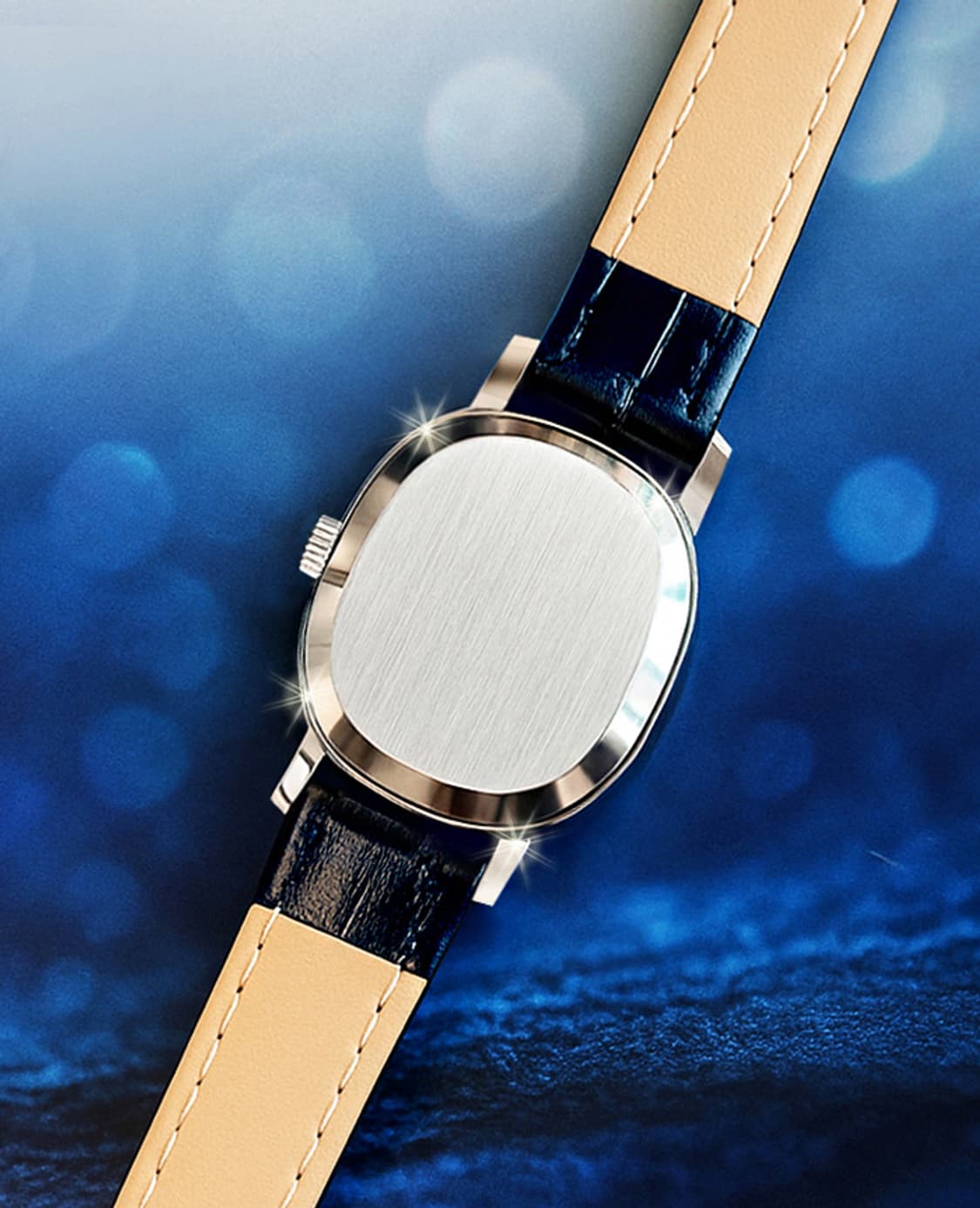 오메가 드빌 청판 여성용 가죽 시계 상품이미지5