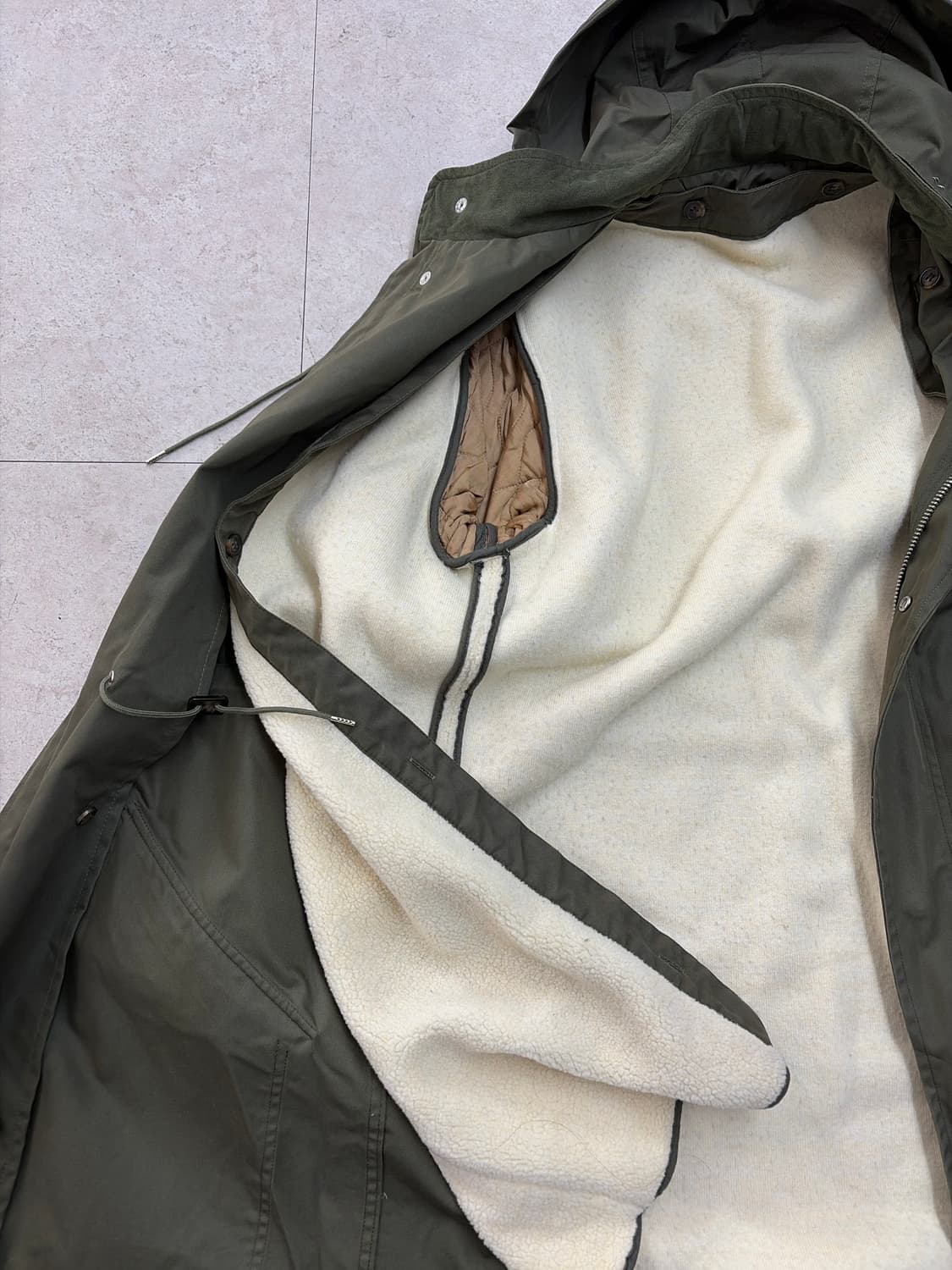 A.P.C. 카키 야상 안감 탈부착 상품이미지3