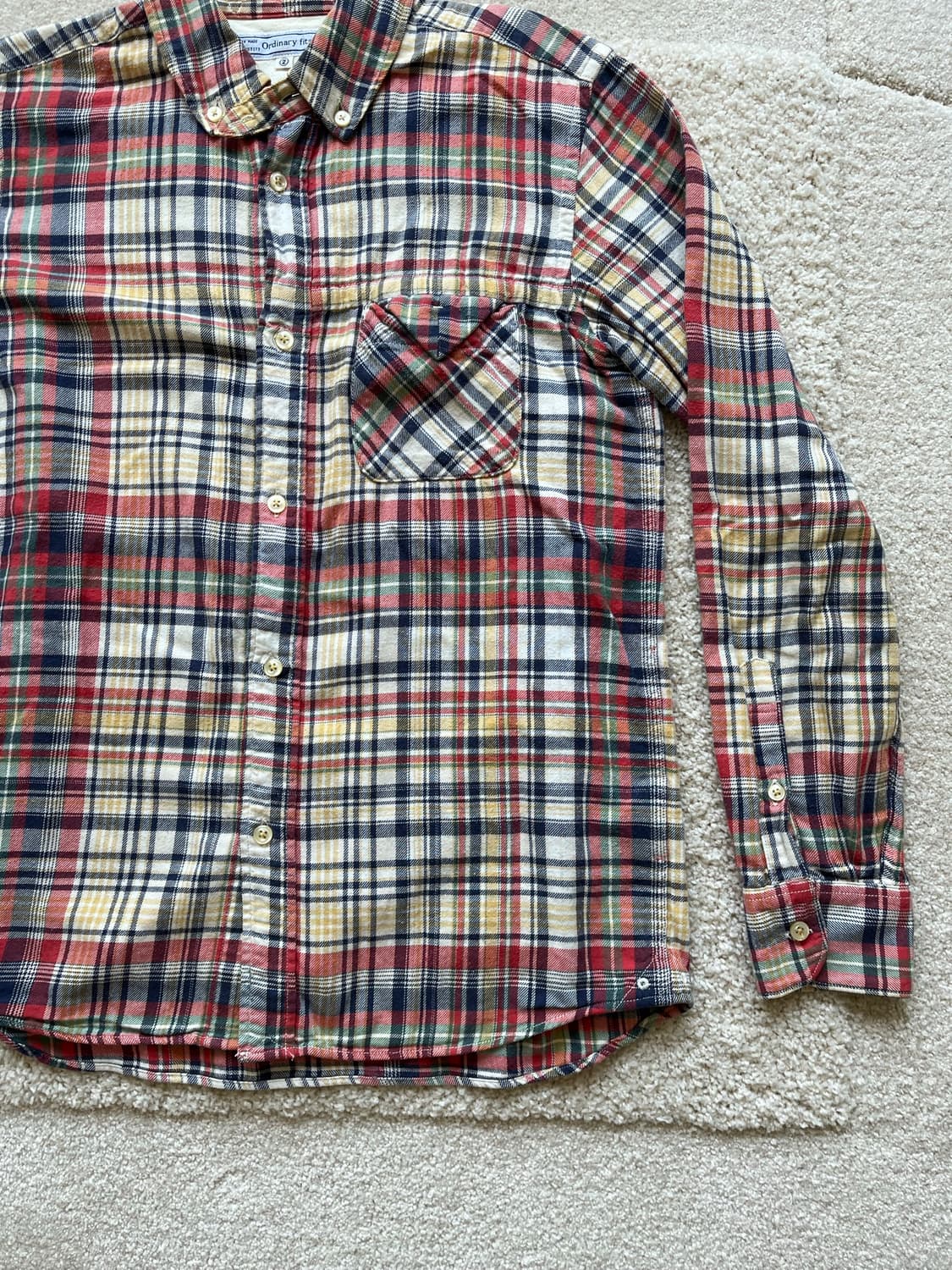 Ordinary fits 체크패턴 셔츠 (95-100) 상품이미지3