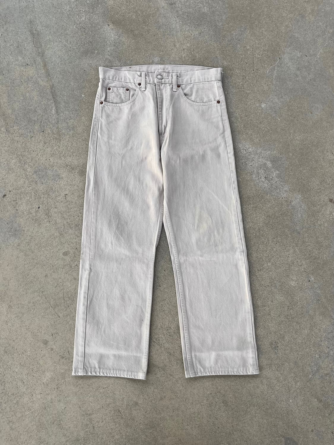 90s 빈티지 리바이스 509 데님 팬츠 베이지 상품이미지1