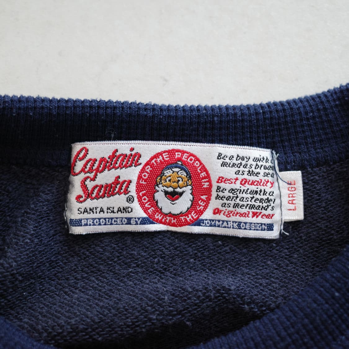 80s 캡틴산타 골프클럽 맨투맨 일본 생산제품 상품이미지3