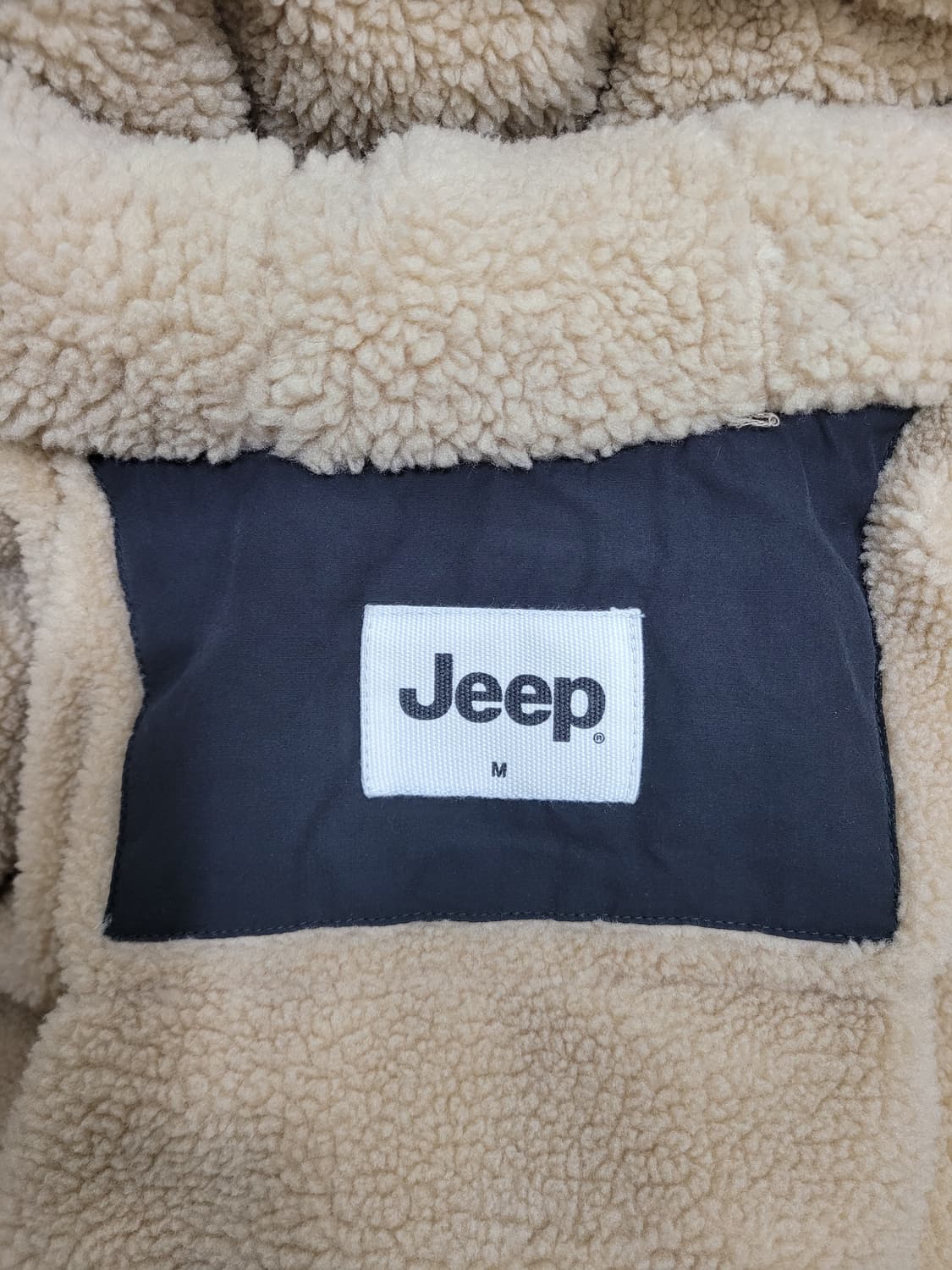 JEEP 22FW 지프 플리스 다운 패딩 점퍼 / 남 M 블랙 상품이미지7