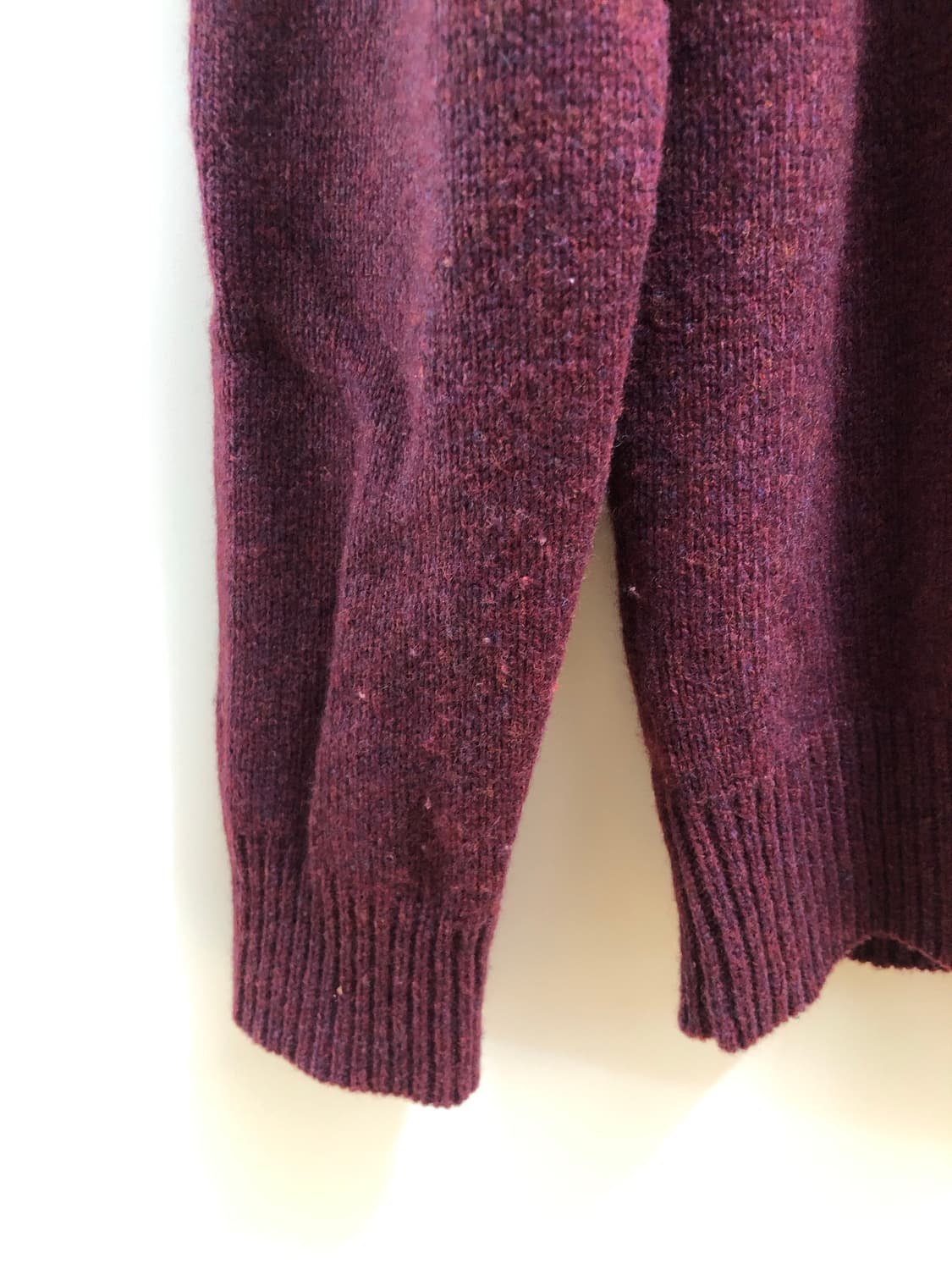 [남성L] 메종키츠네 폭스헤드 니트 버건디 상품이미지9