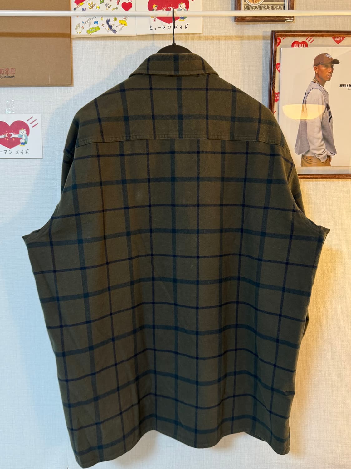 (XL)칼하트WIP 체크 블루종 자켓 상품이미지2