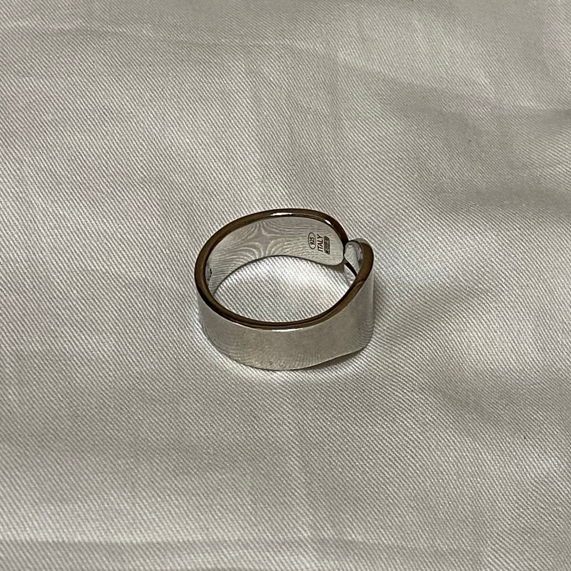 (Sold)마르지엘라 타비 투웨이 실버 링 아카이브 반지 925 투페이스 상품이미지2