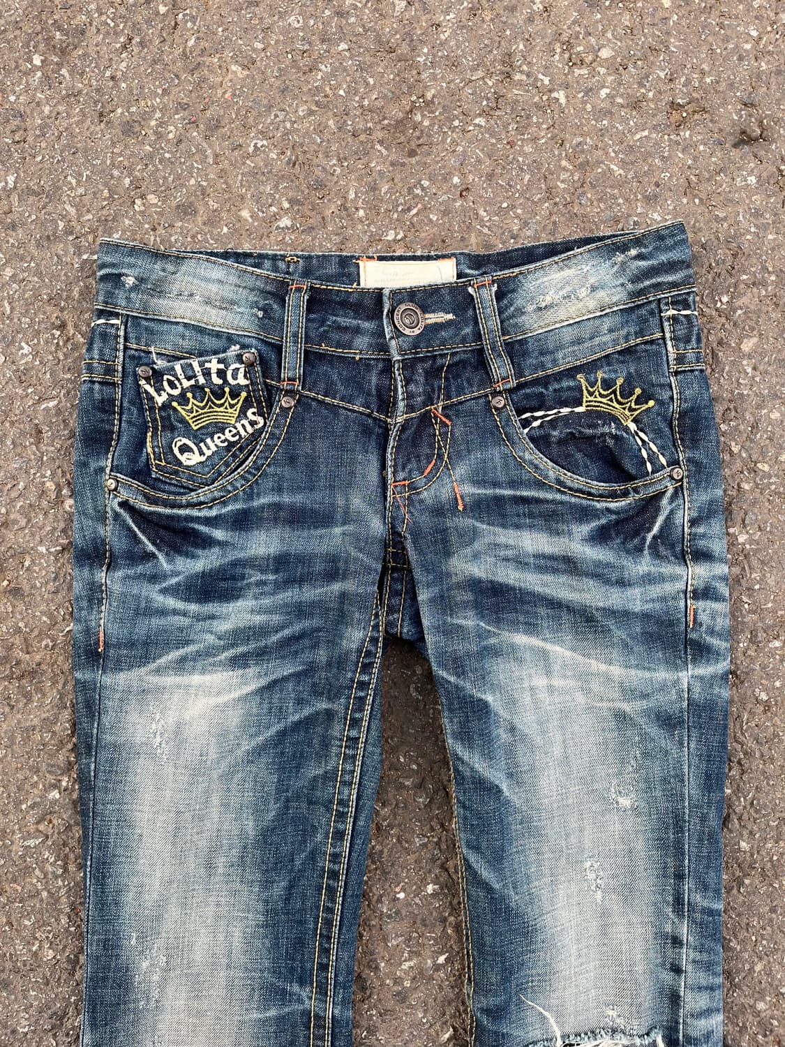 Lolita Queens diss flare jean 상품이미지3