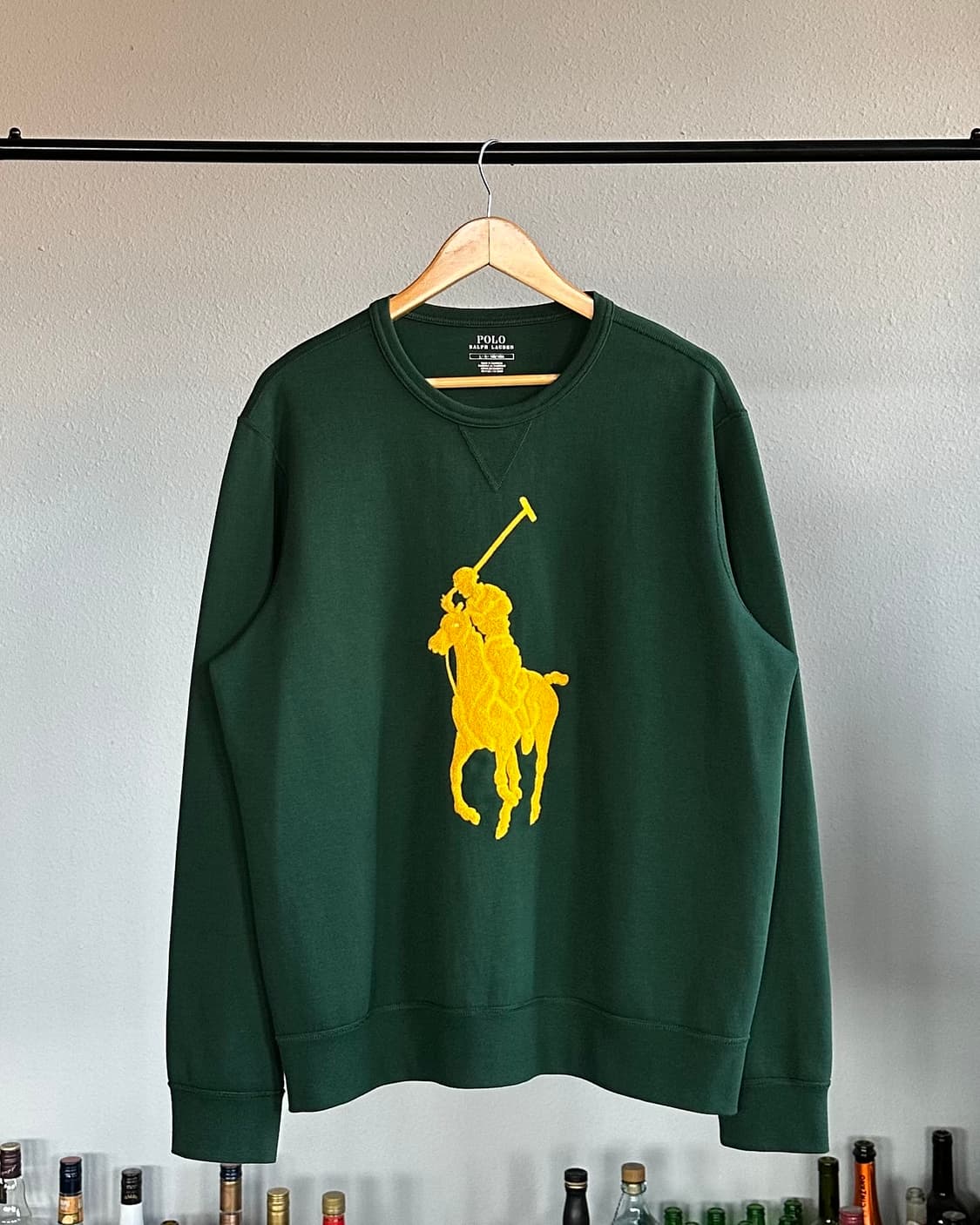 [L]폴로 랄프로렌 빅포니 그린 맨투맨 상품이미지1