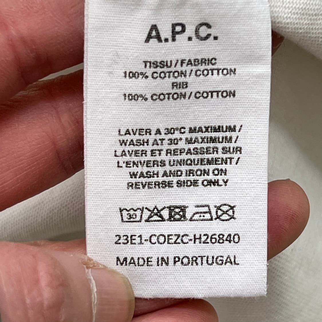 아페쎄 로고 반팔티셔츠 r3422 상품이미지7