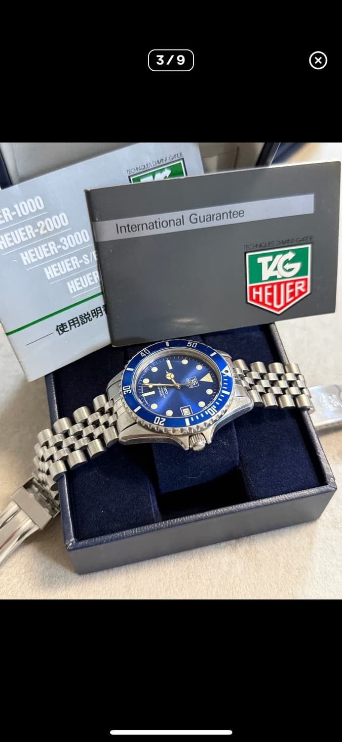 [1990] 태그호이어 980.613N Sunburst Dial" 상품이미지2