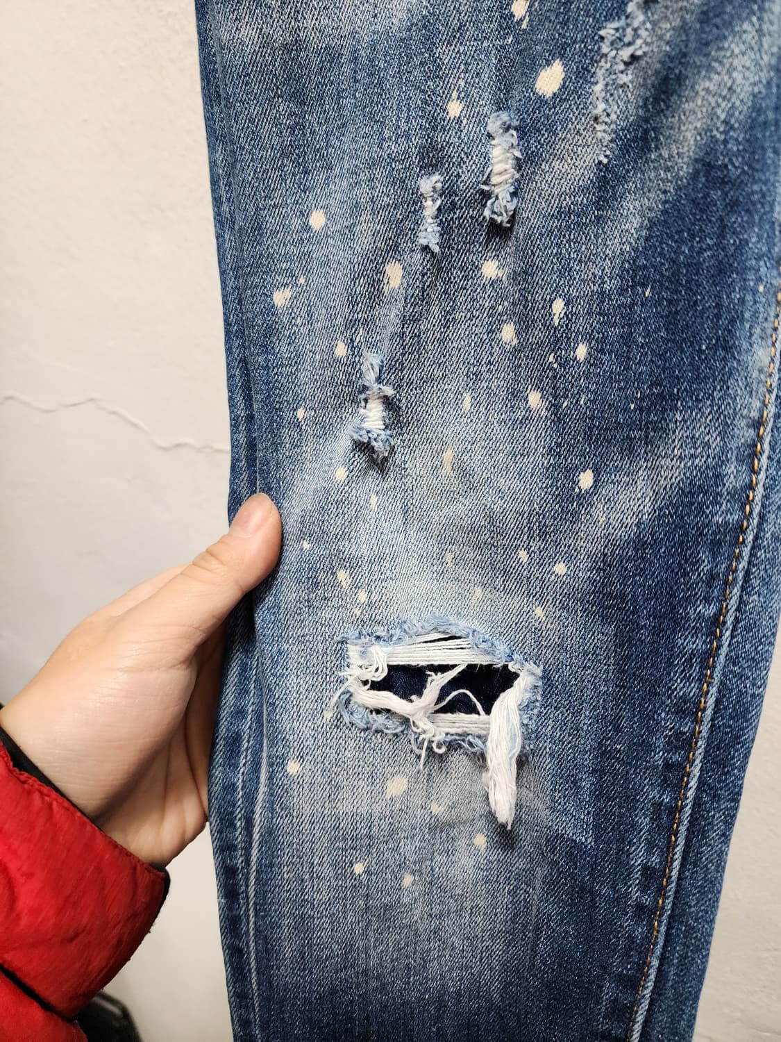 디스퀘어드2 레드패치 데님 청바지 상품이미지4