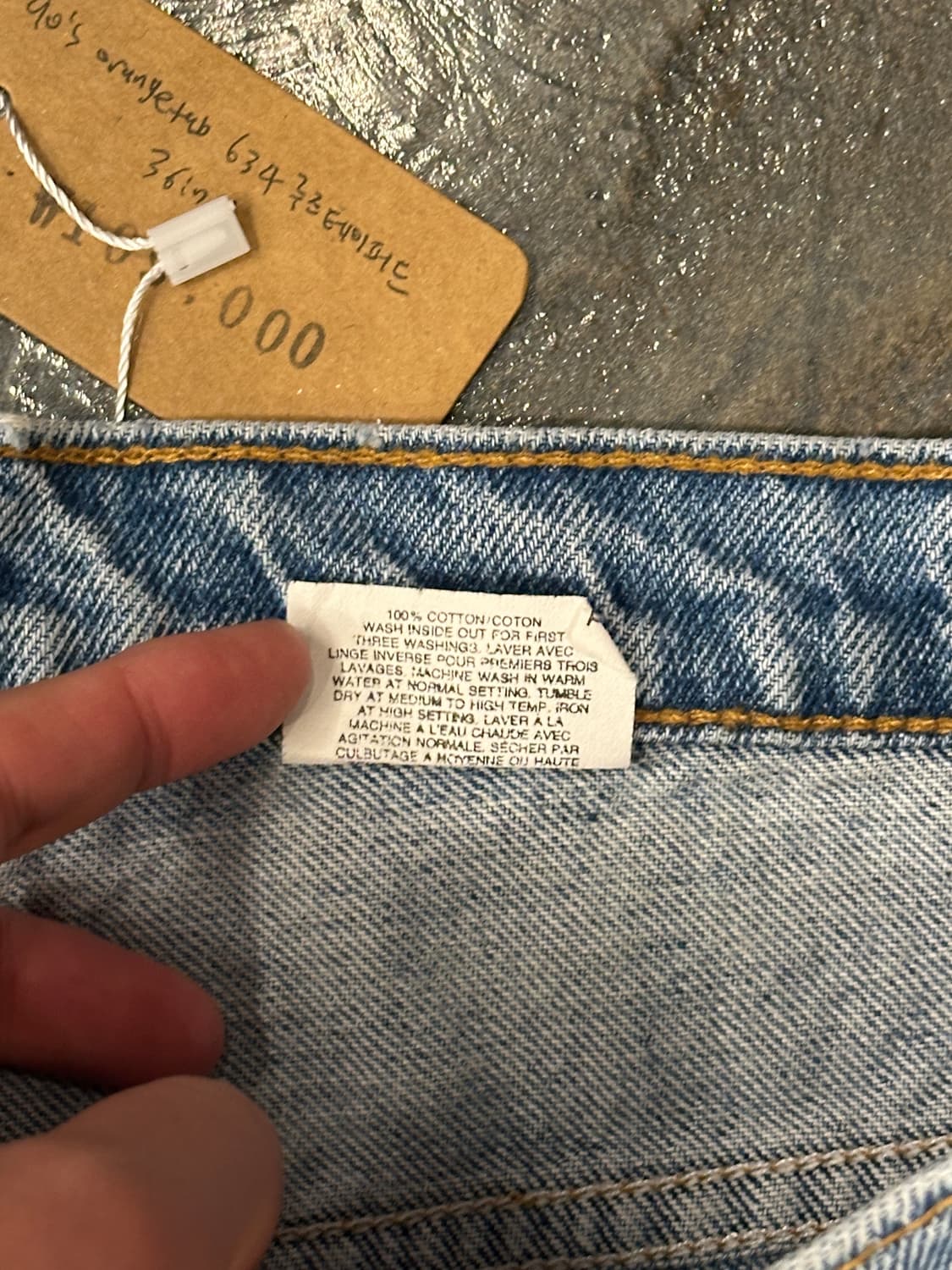 90s Levis 리바이스 오렌지탭 634 테이퍼드핏 W36 L30 상품이미지4