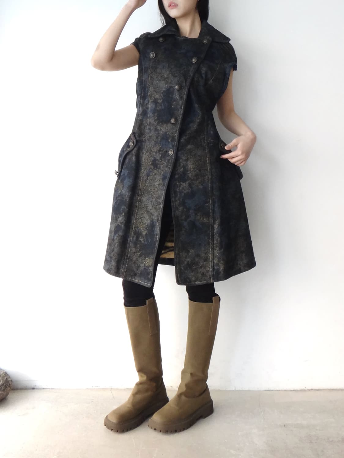 JESSI NEWYORK Ripple print button ops 상품이미지6