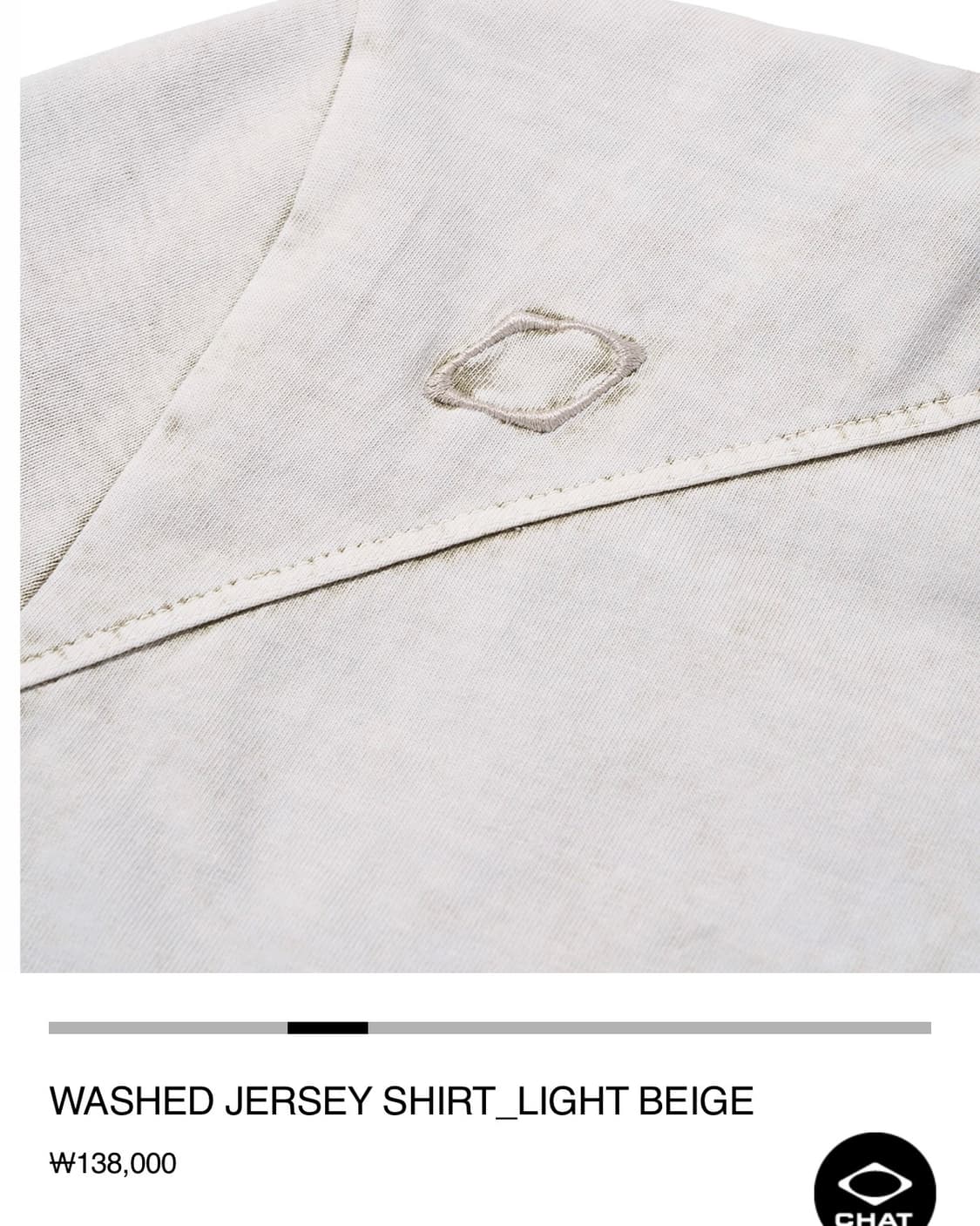 미스치프 WASHED JERSEY SHIRT_LIGHT BEIGE M 상품이미지4