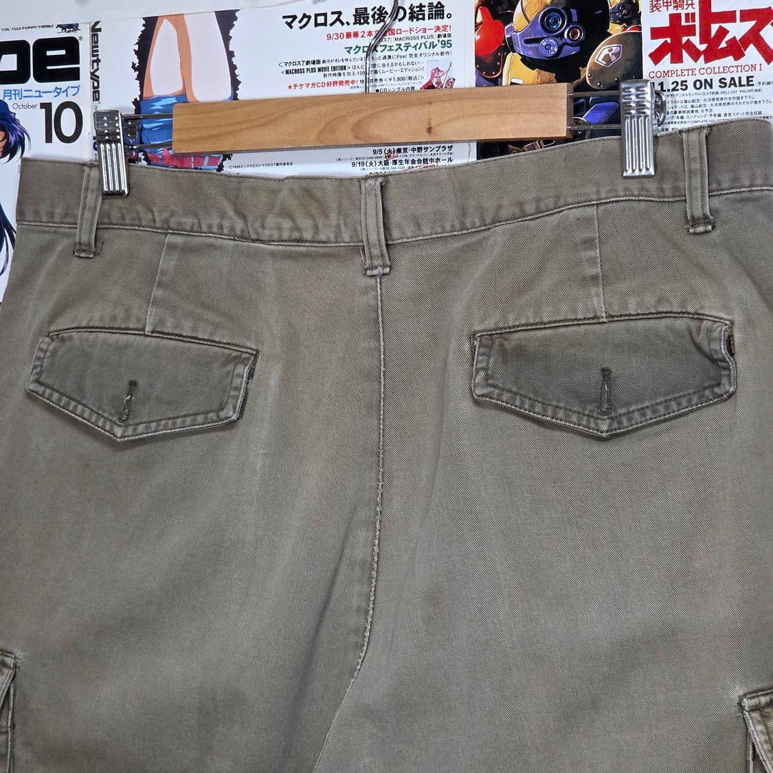 JPN 에디바우어 카키 베이지 카고 코튼 팬츠 상품이미지6