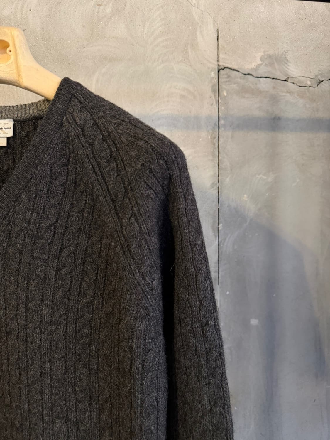 캘빈클라인 케이블니트 남성100 상품이미지4