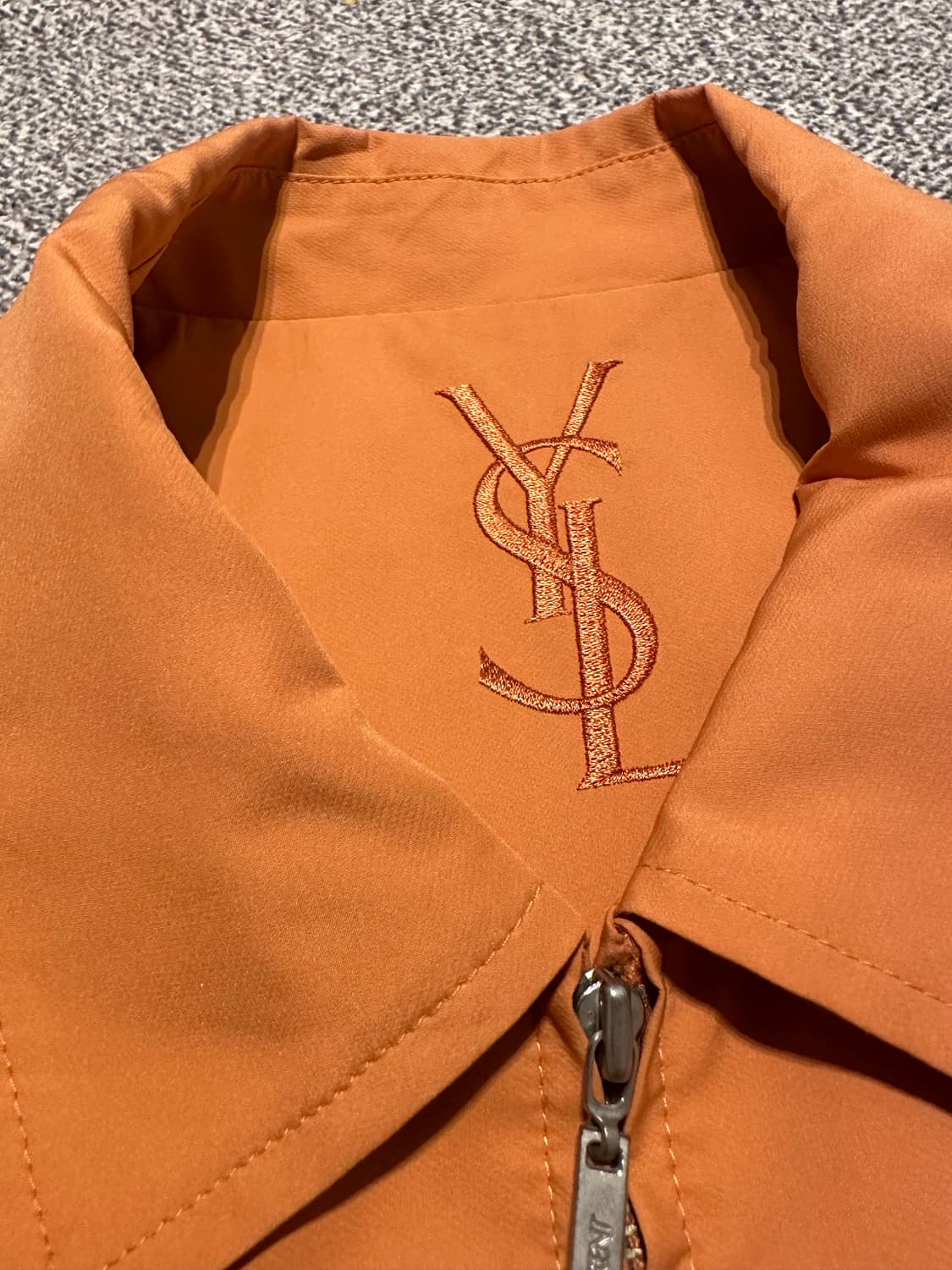 YSL 입생로랑 00s 빈티지 블루종 자켓 100 상품이미지2