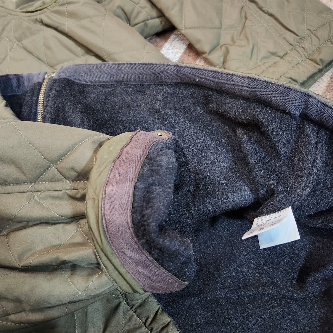 폴로랄프로렌 헤비 퀼팅 울 안감 헌팅 자켓 L 105 상품이미지7