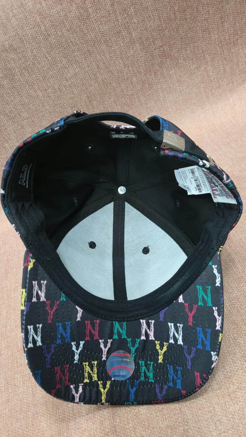엠엘비 일회착용 모노그램 레인보우 스트럭쳐 볼캡 NY 상품이미지6