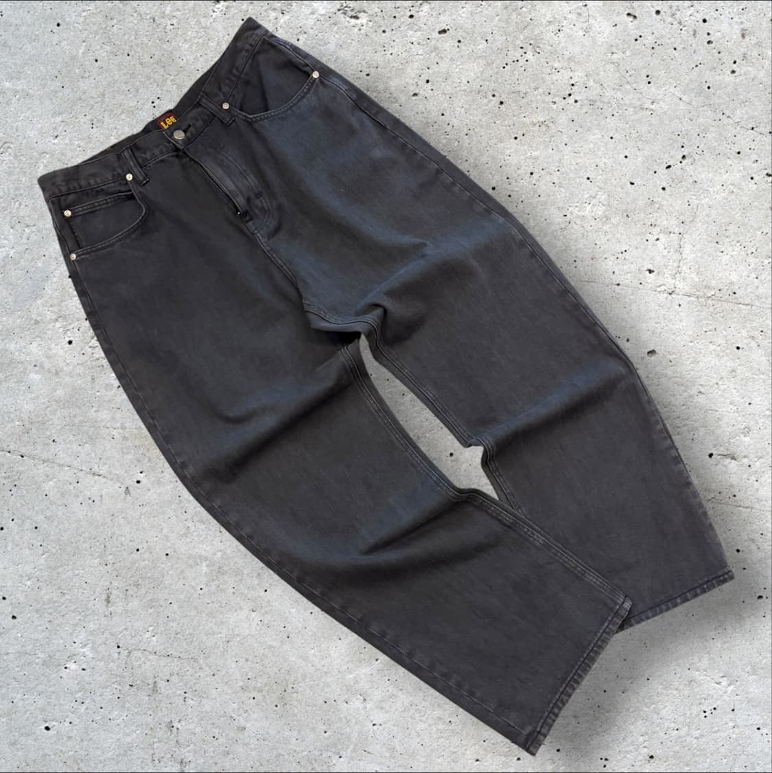[34] Lee 리 블랙 와이드 데님 팬츠 D857 상품이미지2