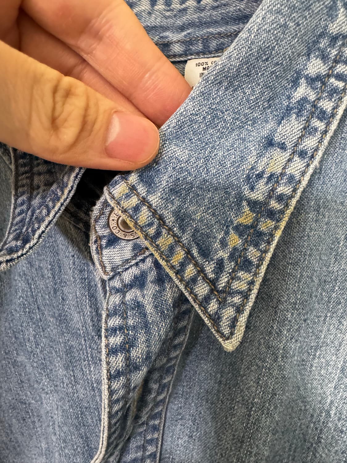 리바이스 청자켓 XL 110이상 오버핏 상품이미지3