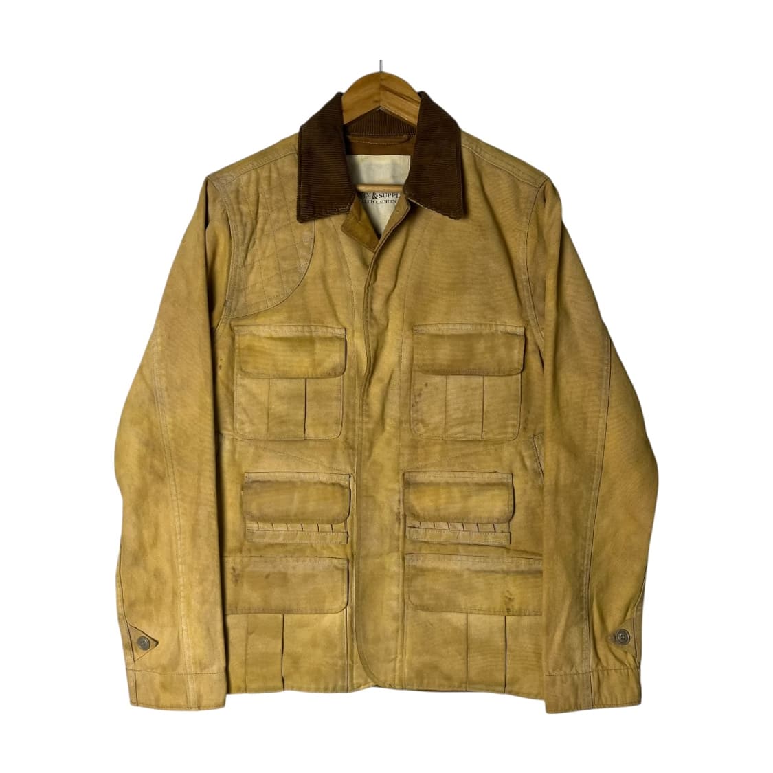 [POLO] 데님앤서플라이 랄프로렌 멀티포켓 빈티지 워싱 헌팅 자켓 상품이미지1