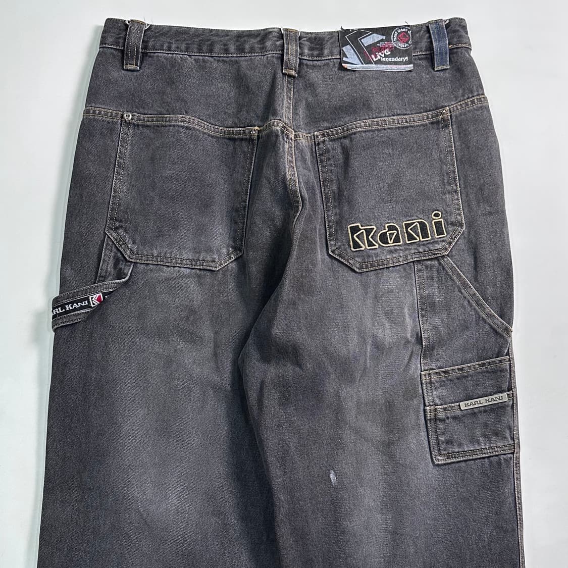 90s 칼카니 흑청 카펜터 팬츠   상품이미지6
