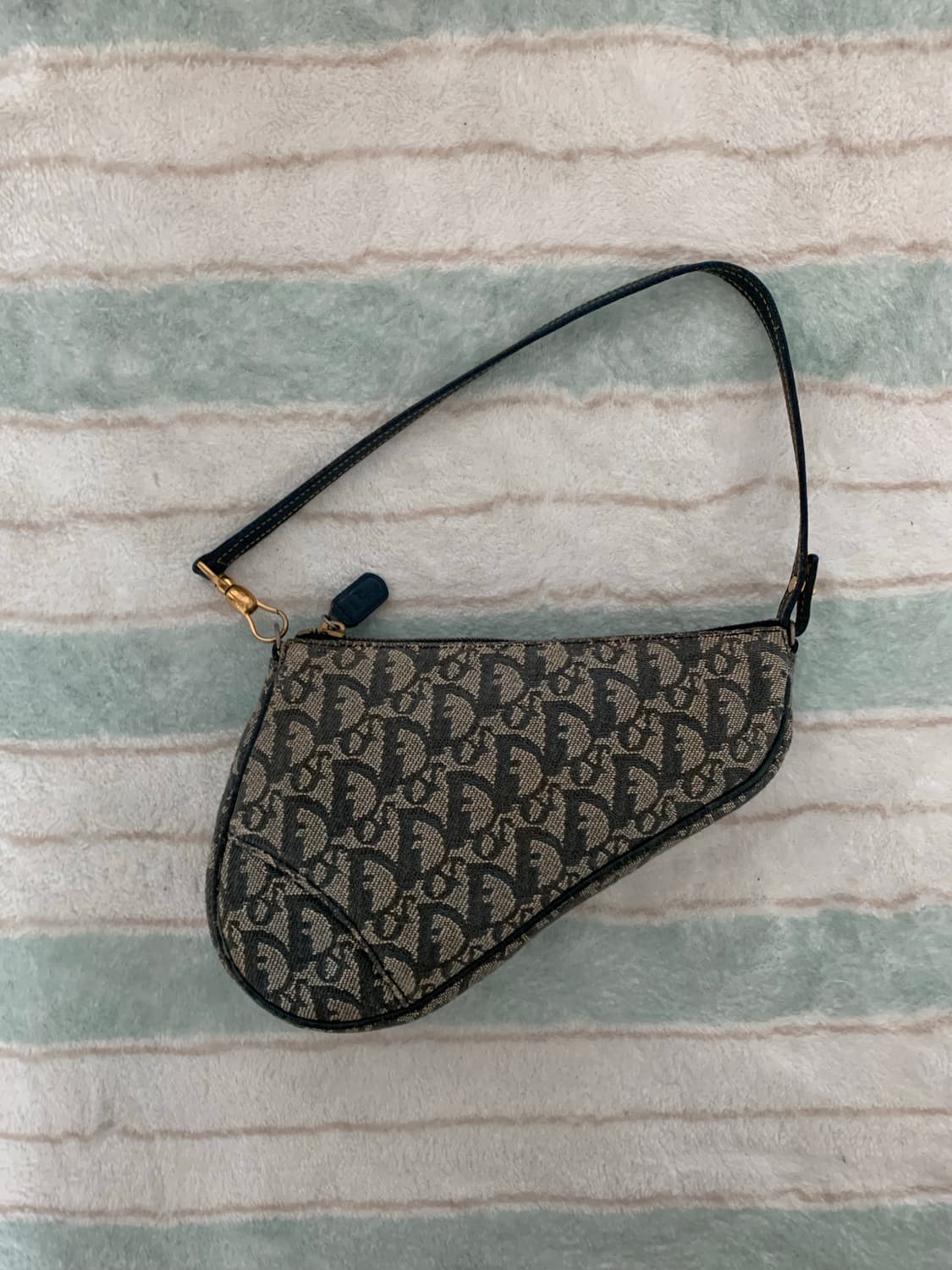 빈티지 디올 새들 파우치백 가방 상품이미지1