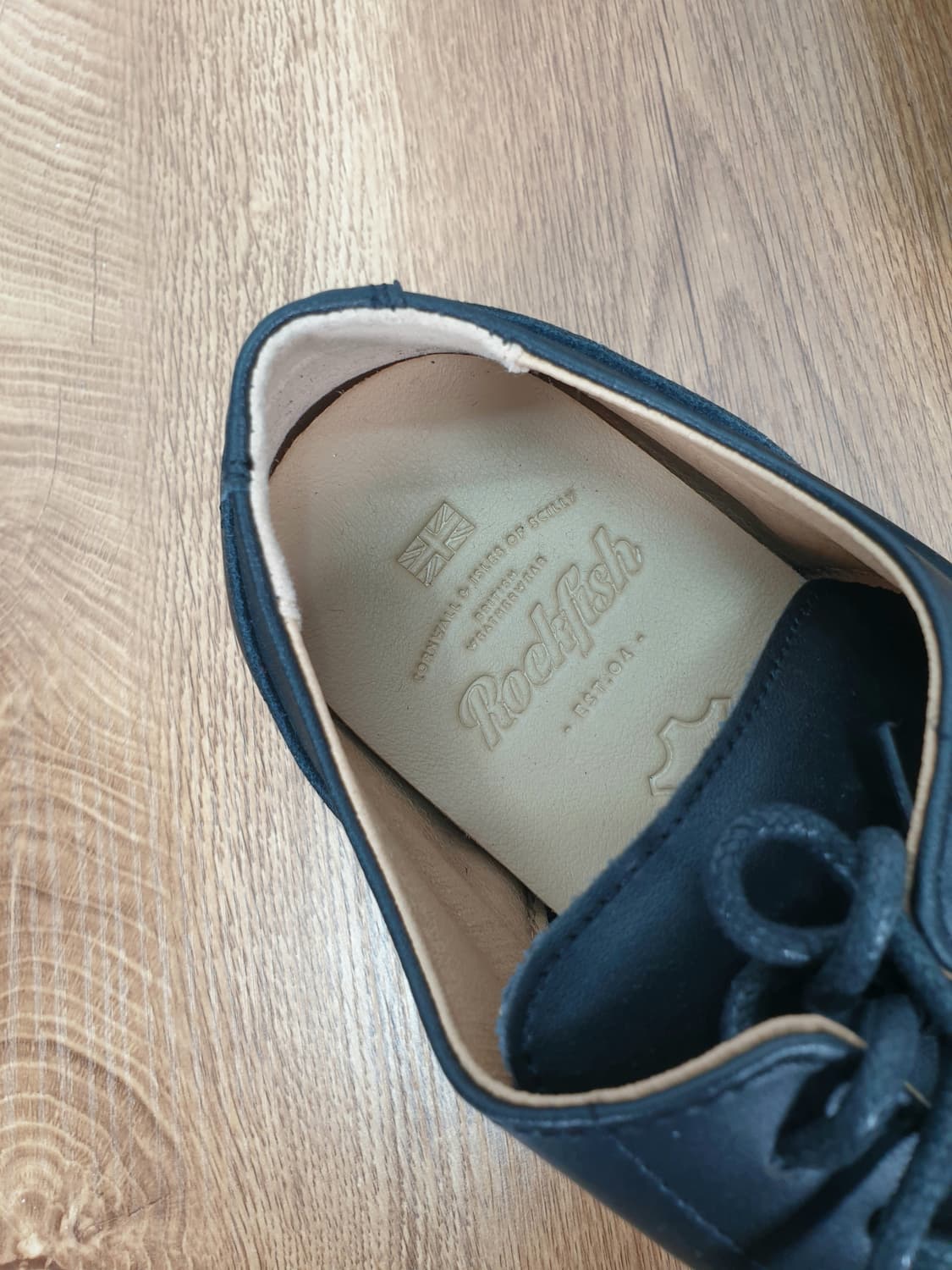 [265]락피쉬 노아 U팁 더비 블랙 상품이미지7