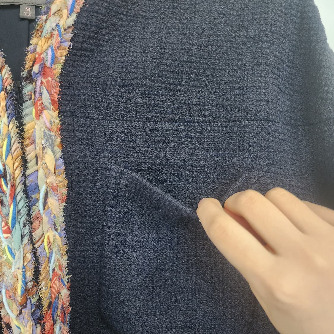 izel 트위드 블랙 자켓 상품이미지4