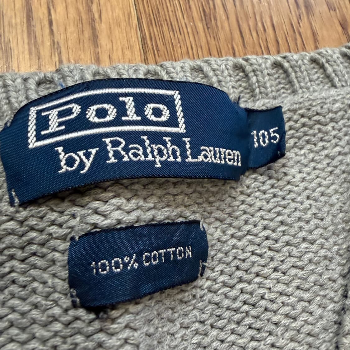 폴로 랄프로렌 코튼 브이넥 니트 상품이미지3
