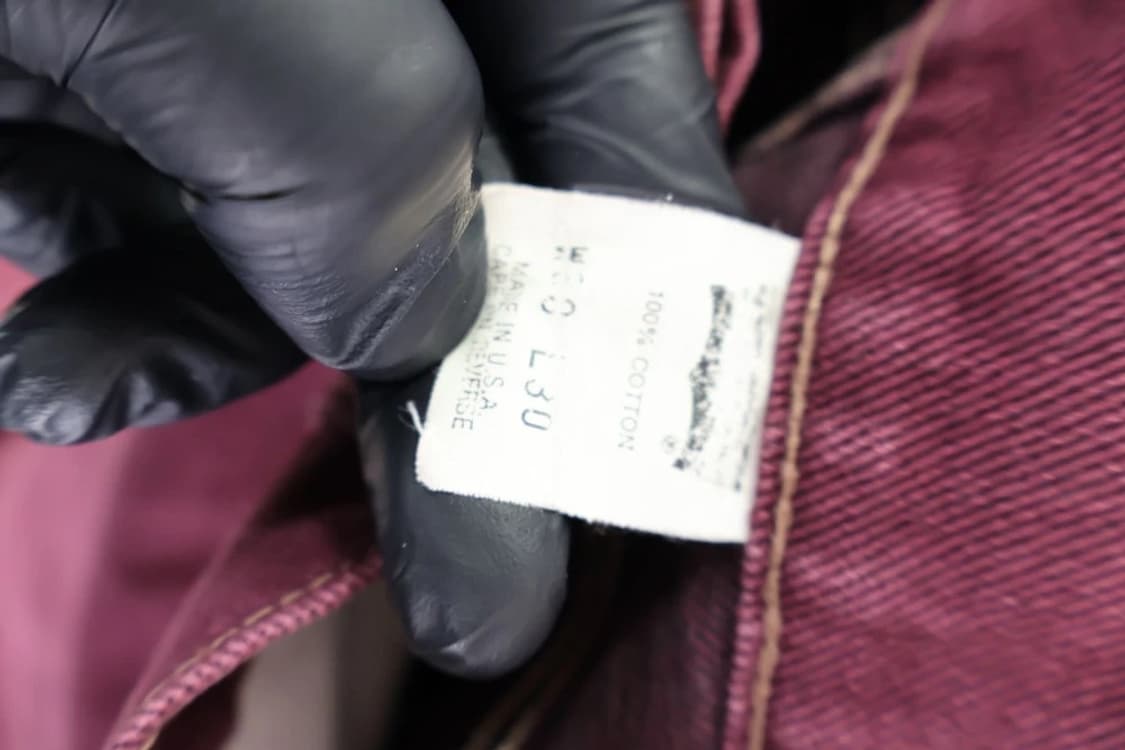리바이스 550 버건디 팬츠 상품이미지9
