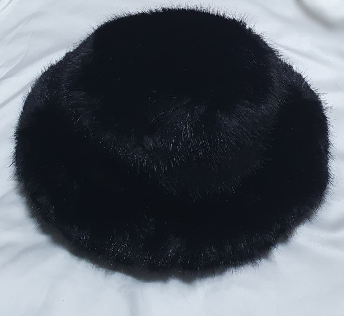 블랙 LCDC 엘씨디씨티엠 은하철도999 메텔 퍼 털 벙거지 모자 상품이미지4