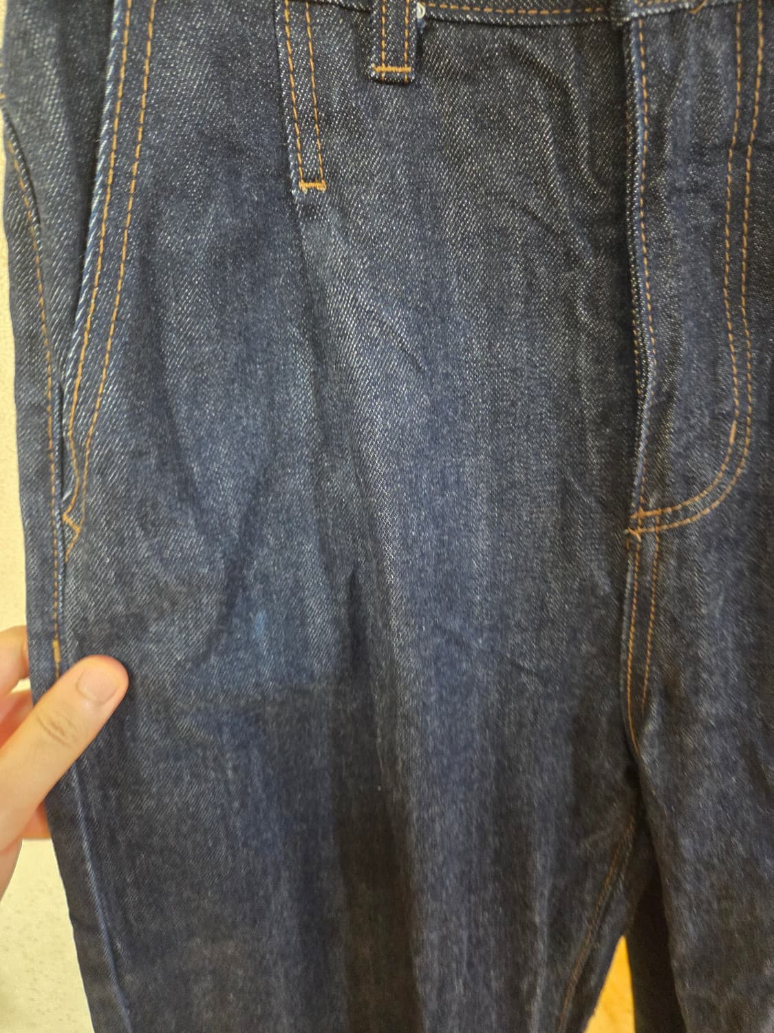 비슬로우 원턱 셀비지 데님 (30) 상품이미지5