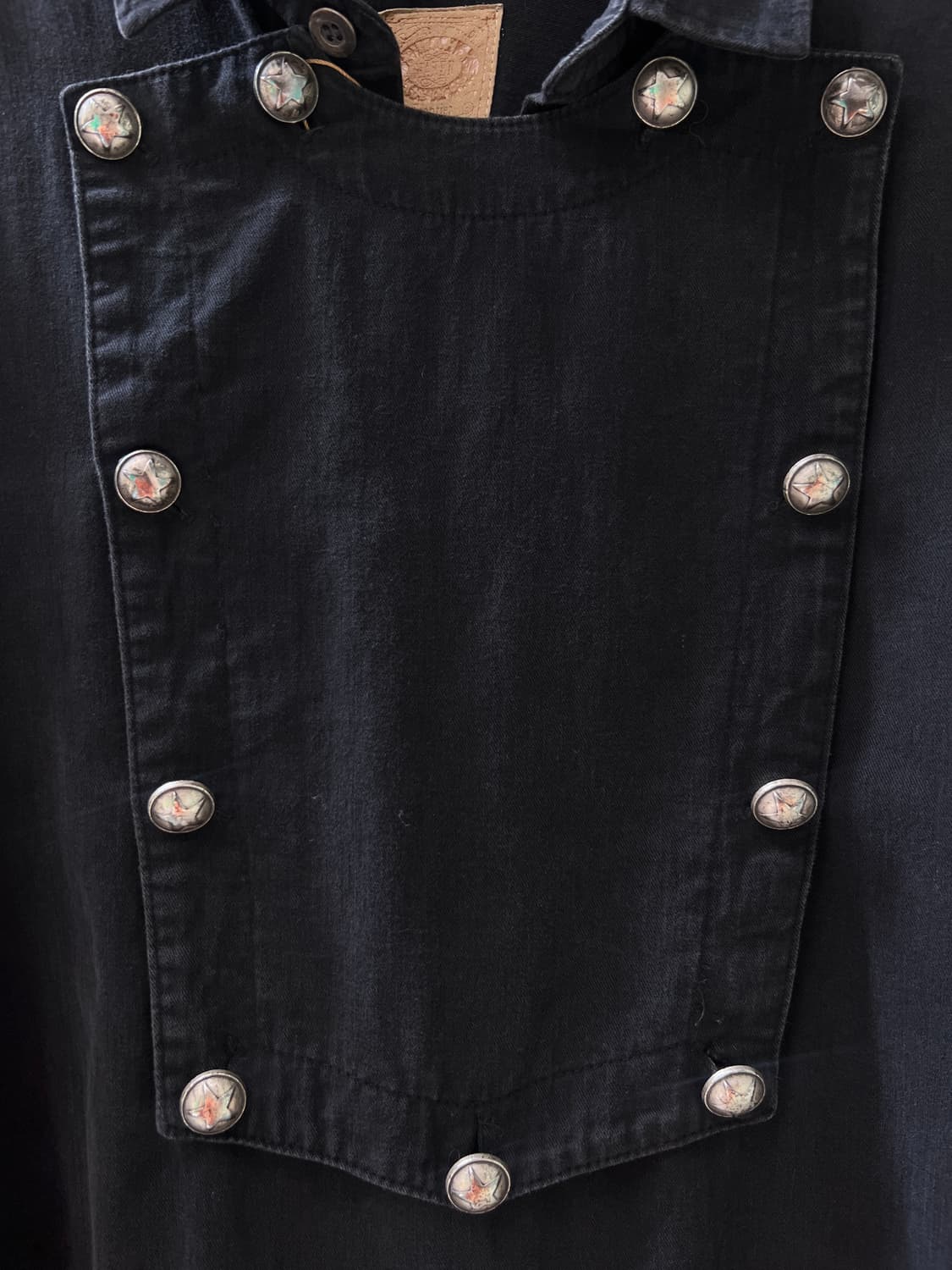 [L]90's Made in USA 블랙 웨스턴 셔츠 상품이미지3