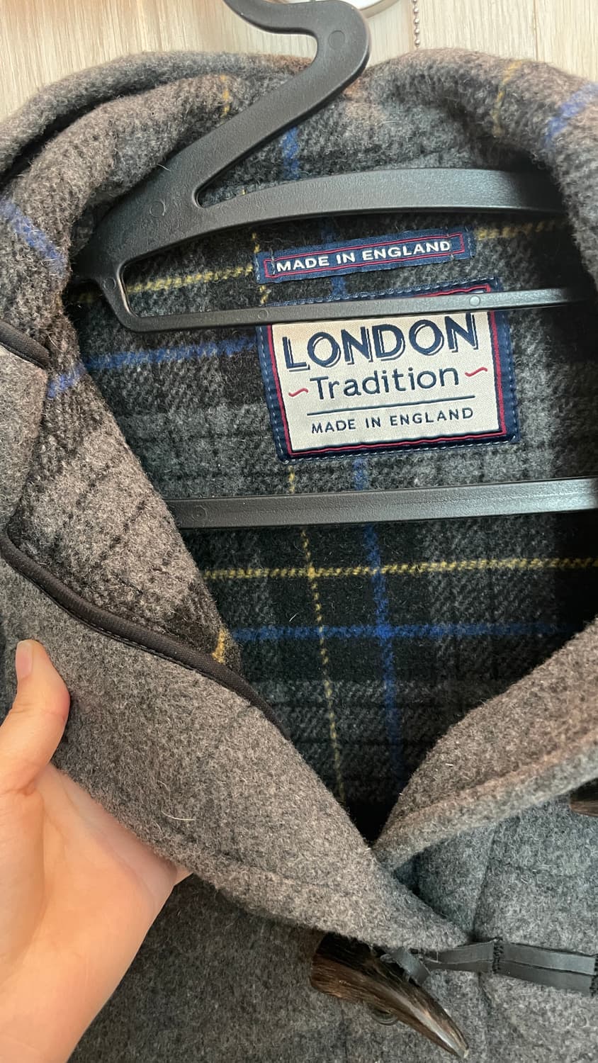 영국 잉글랜드 울 혼방 떡볶이 더플코트 상품이미지2